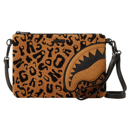Sprayground Τσαντάκι Cheetah Chenille Crossover Clutch